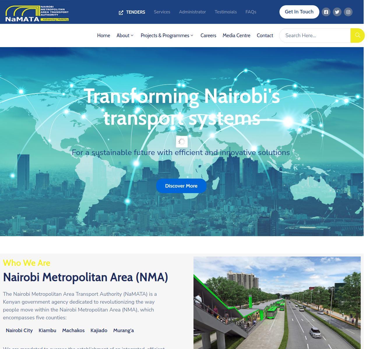 Namata Website Development