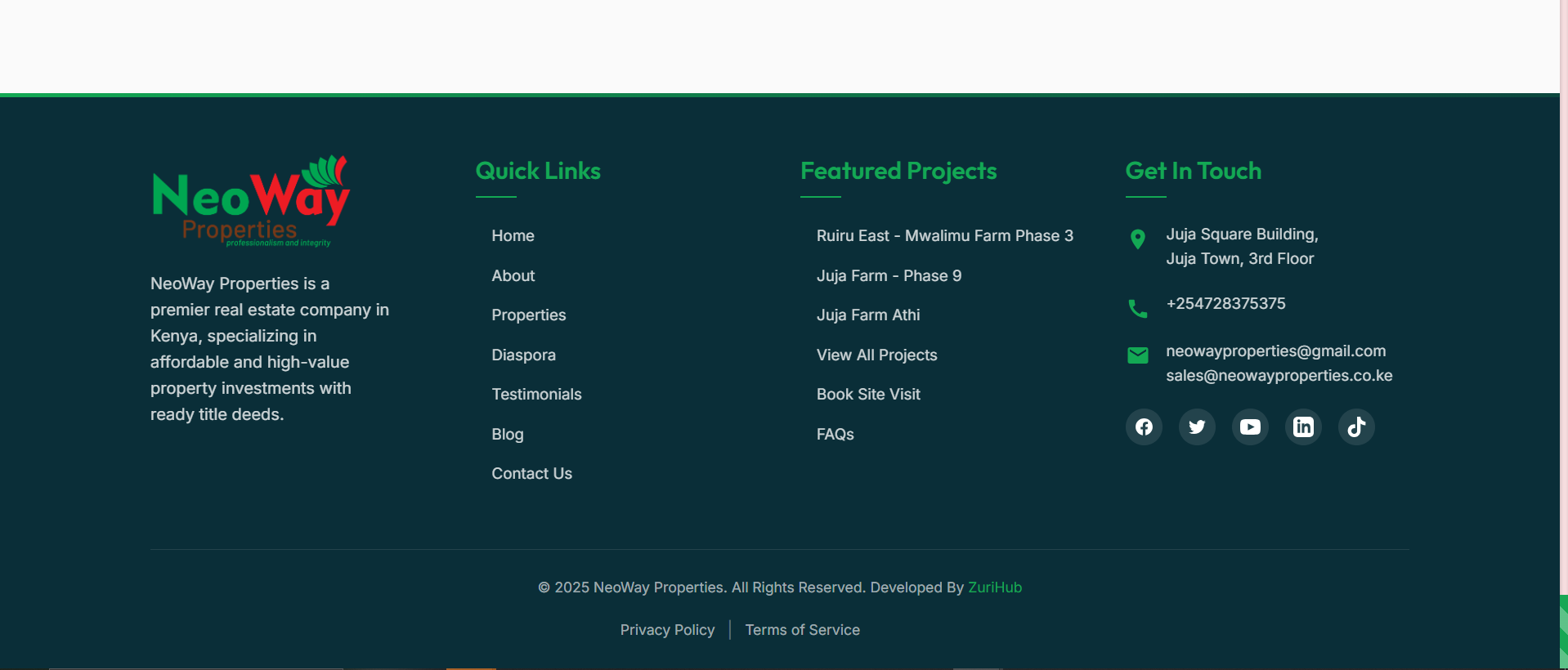 Footer- Neoway