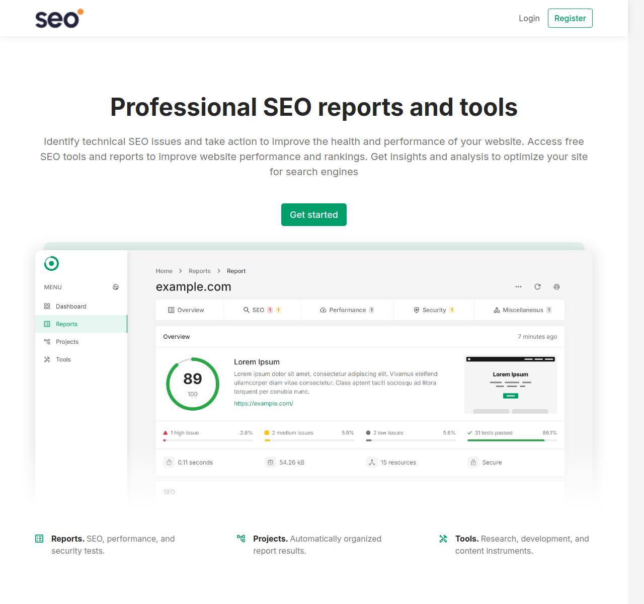 Zurihub SEO: SEO Reports and Tools